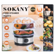 Пароварка електрична Sokany SK-07018 трирівнева 11 літрів SK-07018 фото 7