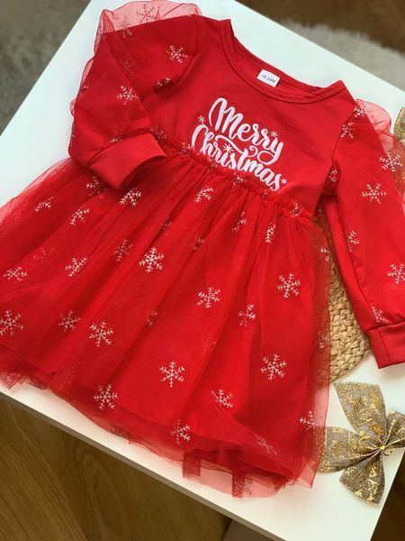 Новорічна сукня "Merry Christmas" 125 фото