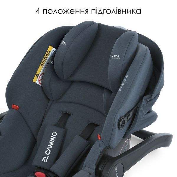 Дитяче автокрісло i-KEEP ME 1186 Melange Rock Gray 10 фото