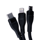Універсальний зарядний кабель 3 в 1 Type-C/Micro-USB/Lightning UR521 фото 3