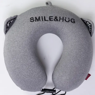 Подушка для шиї Smile&Hug U-подібна, сірий  HP-56-14G фото